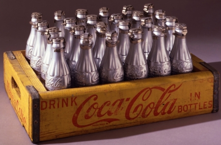 Silver Coke Bottles