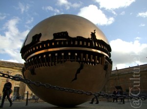 Sfera di Arnaldo Pomodoro @Musei Vaticani_ www.culturefor.com