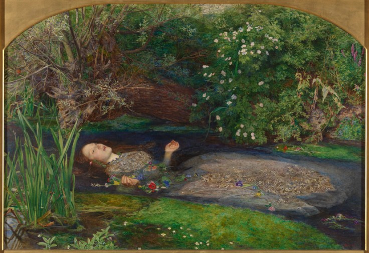 John Everett Millais, 1829-1896 Ofelia 1851-52 Olio su tela, cm 76,2 x 111,8 Donato nel 1894 da Sir Henry Tate ©Tate, London 2014