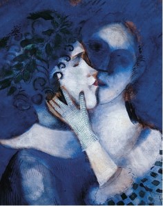Gli amanti in blu, 1914_Marc Chagall