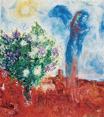 La coppia sopra Sain Paul_Marc Chagall