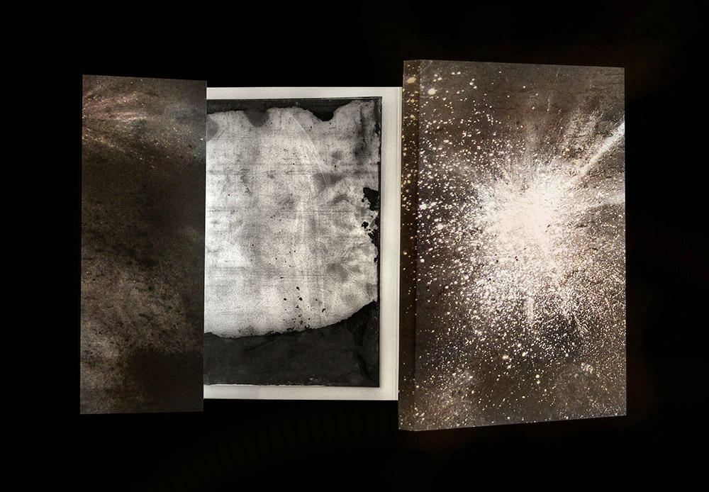 Laura Santamaria, Hypernero, 2014, libro d'artista