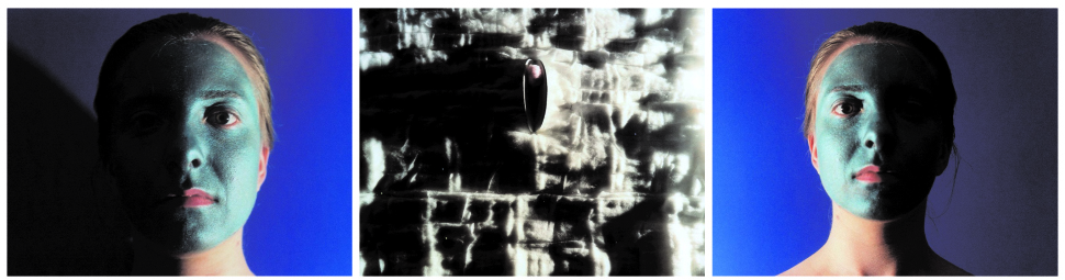 Michele Zaza, Paesaggio primo, 2002, trittico, cad. 70x87 cm