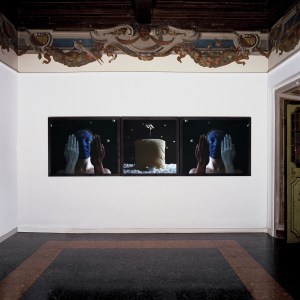 Michele Zaza, Paesaggio segreto, 2005, 3 elementi, 125x100 - 100x100 - 125x100 cm