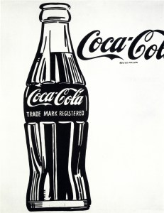 Andy Warhol (American, 1928–1987), Coca-Cola (3), 1962, casein on canvas. Crystal Bridges Museum of American Art, Bentonville, Arkansas. © 2015 The Andy Warhol Foundation for the Visual Arts, Inc. / Artists Rights Society (ARS), New York